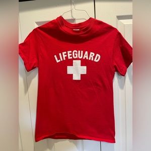 Mens tshirt- red - small - new